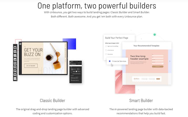 Unbounce platform