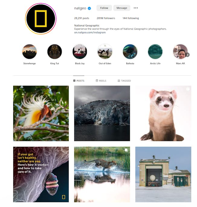 National Geographic Instagram