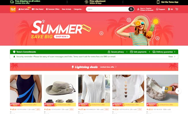 Temu: The Discount Ecommerce Disruptor