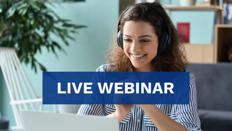 Reserve Your Spot for Live Webinar